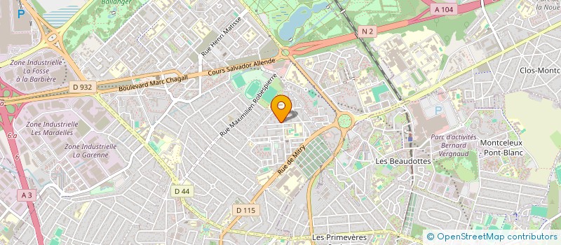 localisation de l'entreprise MONSIEUR RYAD MAMLOUK à AULNAY-SOUS-BOIS