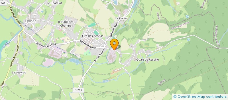 localisation de l'entreprise MONSIEUR RYAD MEZNI  EPINAC