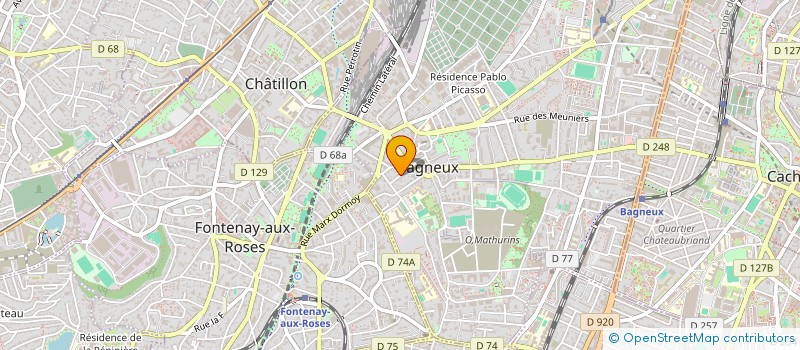 localisation de l'entreprise MONSIEUR RYAD MIMOUNI à BAGNEUX