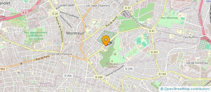 localisation de l'entreprise MONSIEUR RYAD MISSOUM à MONTREUIL