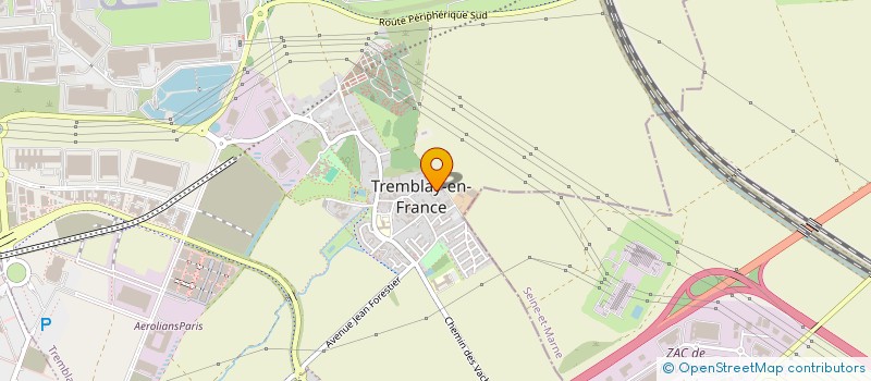 localisation de l'entreprise MONSIEUR RYAD NASSAR à TREMBLAY-EN-FRANCE