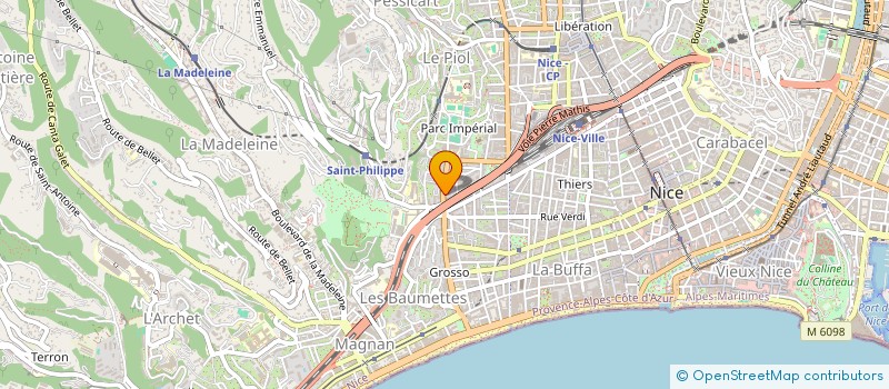localisation de l'entreprise MONSIEUR RYAD ORIF à NICE