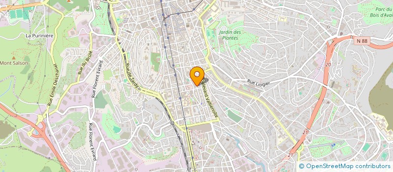 localisation de l'entreprise MONSIEUR RYAD ROUISSI  SAINT-ETIENNE