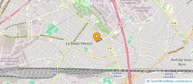 localisation de l'entreprise MONSIEUR RYAD SAADI à LE BLANC-MESNIL