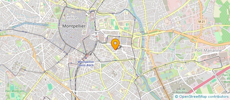 localisation de l'entreprise MONSIEUR RYAD-WALID BENATMANE  MONTPELLIER