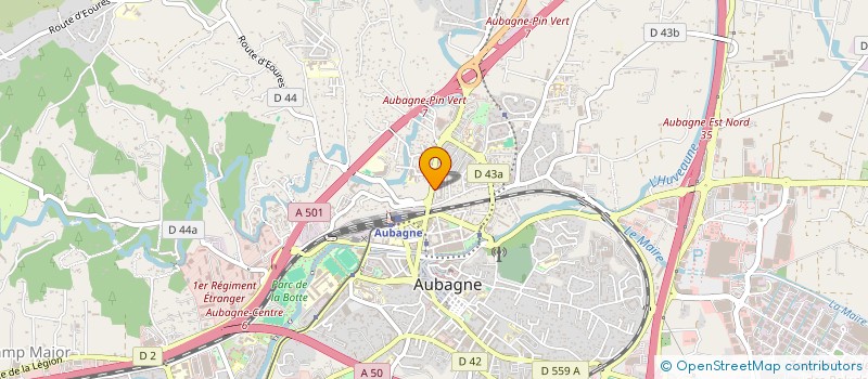 localisation de l'entreprise MONSIEUR RYADE KHERAISS à AUBAGNE