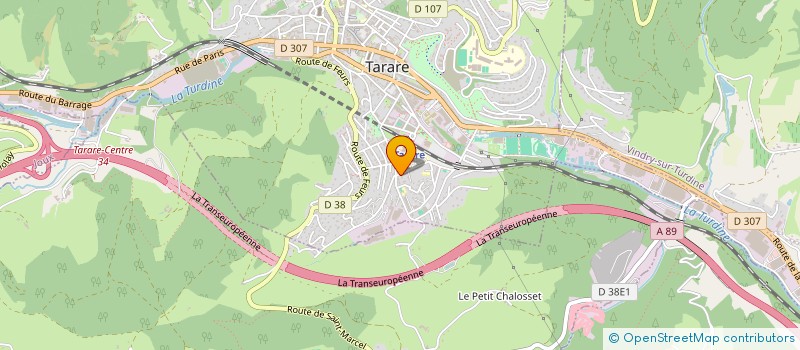 localisation de l'entreprise MONSIEUR RYADE ZEFFANE  TARARE