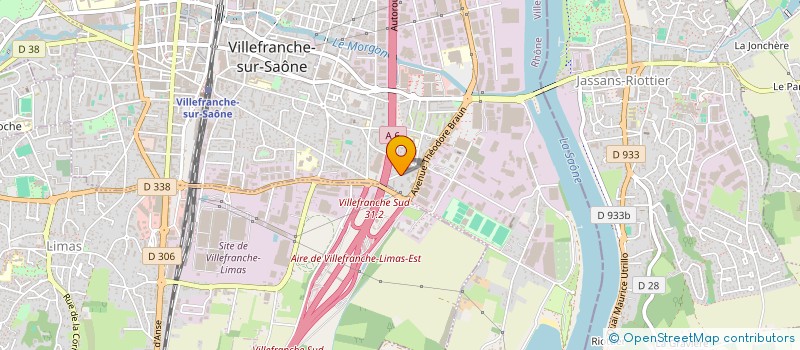 localisation de l'entreprise MONSIEUR RYAN ABID  VILLEFRANCHE-SUR-SAONE