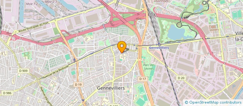 localisation de l'entreprise MONSIEUR RYAN ABSSI à GENNEVILLIERS