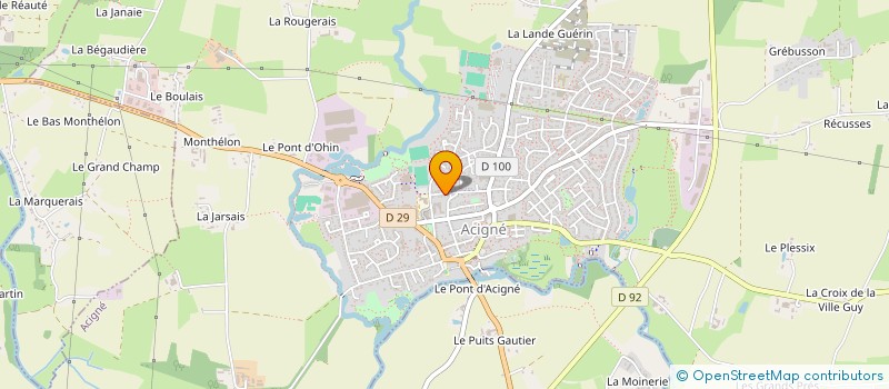 localisation de l'entreprise MONSIEUR RYAN AL HUSSEIN  ACIGNE