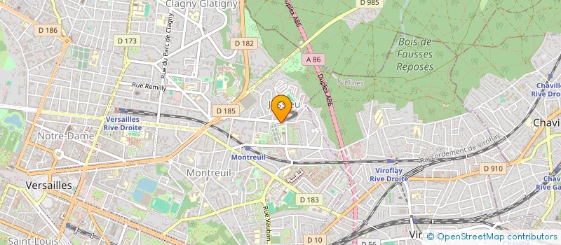 localisation de l'entreprise MONSIEUR RYAN ARVIN MURUGAN à VERSAILLES