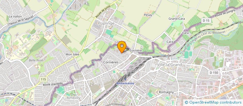 localisation de l'entreprise MONSIEUR RYAN AYE  VILLE-LA-GRAND