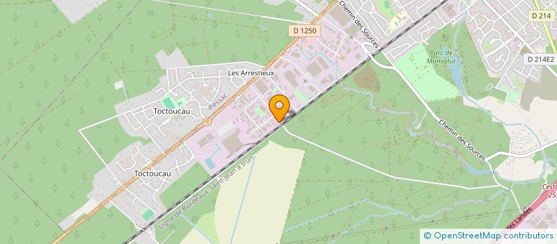 localisation de l'entreprise MONSIEUR RYAN AZAIS  CESTAS