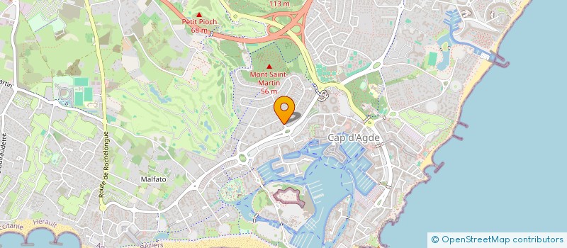 localisation de l'entreprise MONSIEUR RYAN BALLEREY  AGDE