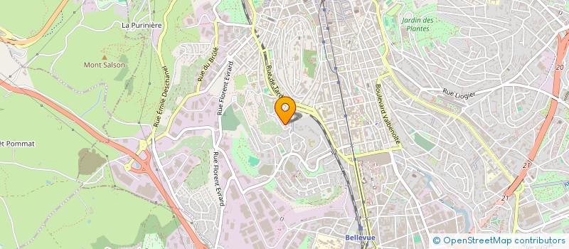 localisation de l'entreprise MONSIEUR RYAN BENZIANE  SAINT-ETIENNE