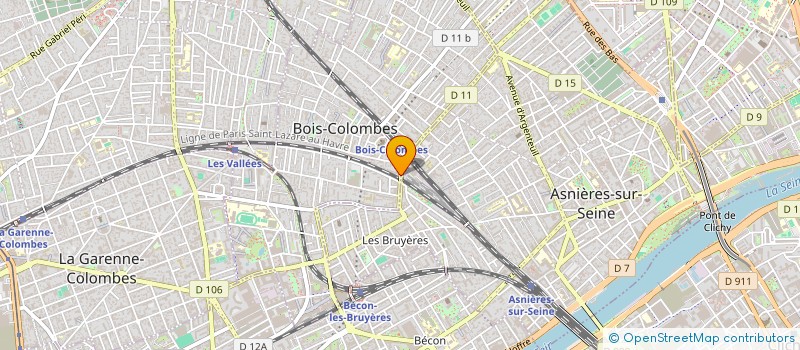 localisation de l'entreprise MONSIEUR RYAN BETARMOS à BOIS-COLOMBES