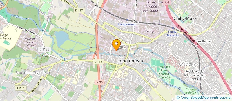 localisation de l'entreprise MONSIEUR RYAN BOKOUABELA-SABY  LONGJUMEAU