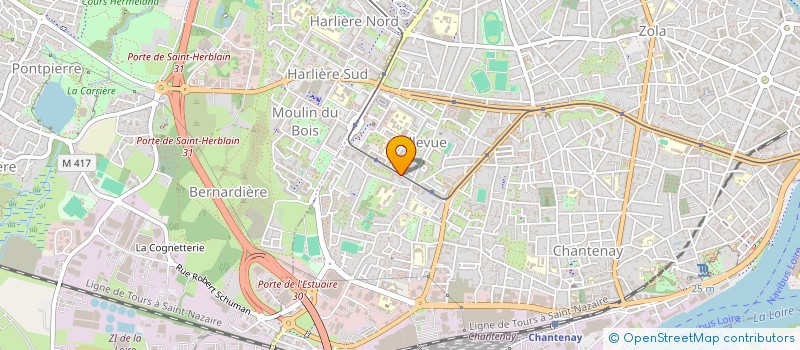 localisation de l'entreprise MONSIEUR RYAN BOUANZI à NANTES
