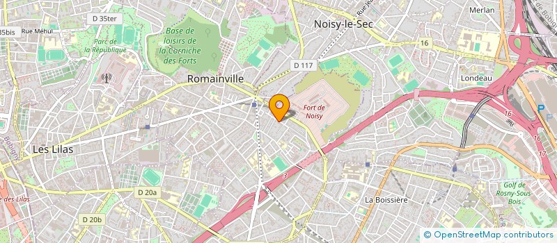 localisation de l'entreprise MONSIEUR RYAN BOURAD à ROMAINVILLE