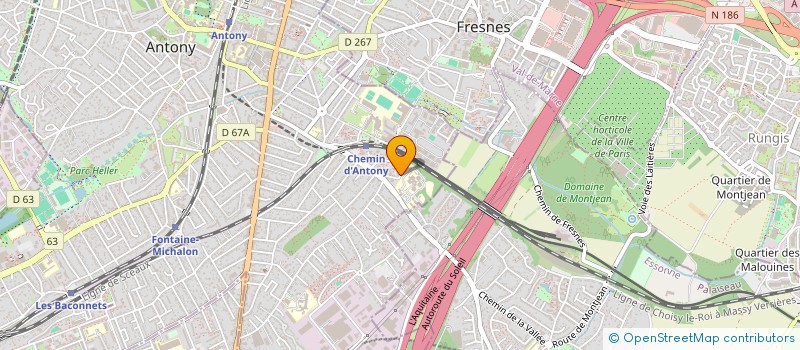 localisation de l'entreprise MONSIEUR RYAN BOUROUA à ANTONY