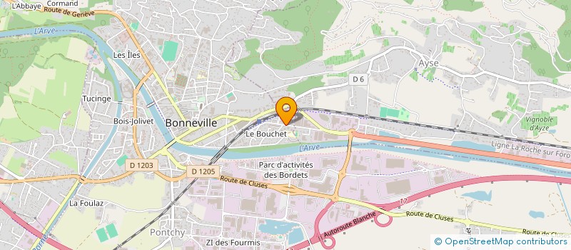 localisation de l'entreprise MONSIEUR RYAN BRIKI  BONNEVILLE