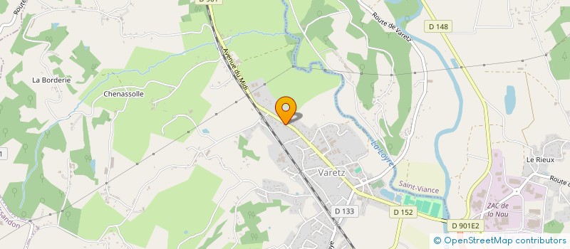 localisation de l'entreprise MONSIEUR RYAN BRUN  VARETZ