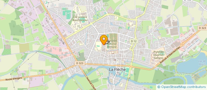 localisation de l'entreprise MONSIEUR RYAN BUAT à LA FLECHE