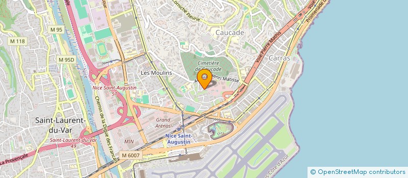 localisation de l'entreprise MONSIEUR RYAN CHERIET à NICE