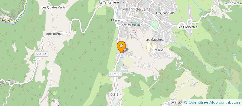 localisation de l'entreprise MONSIEUR RYAN COLLOMBET  VILLARD-DE-LANS