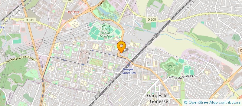 localisation de l'entreprise MONSIEUR RYAN-CURTIS BINTOUL  SARCELLES