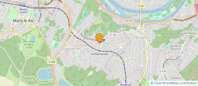 localisation de l'entreprise MONSIEUR RYAN DEENOO  LOUVECIENNES