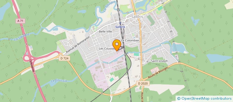 localisation de l'entreprise MONSIEUR RYAN DEFORGES  SALBRIS