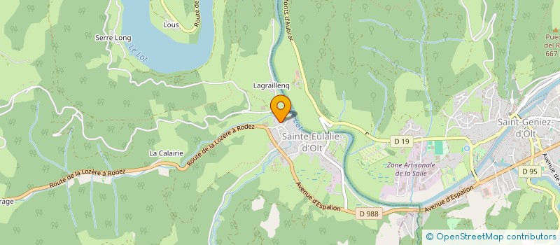 localisation de l'entreprise MONSIEUR RYAN DELMAS  SAINTE-EULALIE-D'OLT