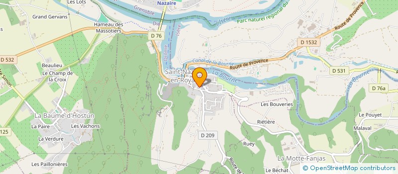 localisation de l'entreprise MONSIEUR RYAN DJAIDER  SAINT-NAZAIRE-EN-ROYANS