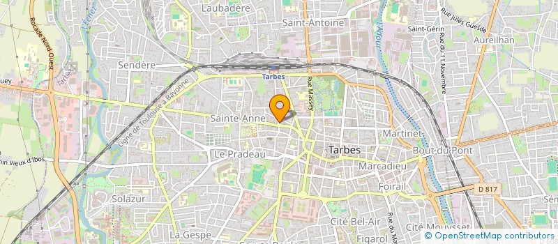 localisation de l'entreprise MONSIEUR RYAN DUTERTRE  TARBES