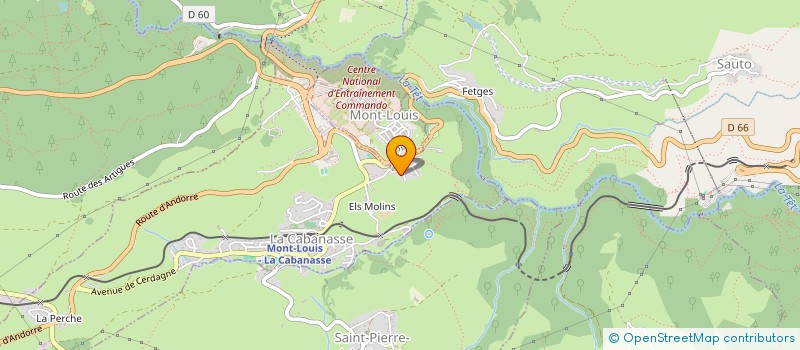 localisation de l'entreprise MONSIEUR RYAN FERCHICHI BENHDACHE  LA CABANASSE