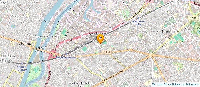 localisation de l'entreprise MONSIEUR RYAN GAOUAOUI  NANTERRE