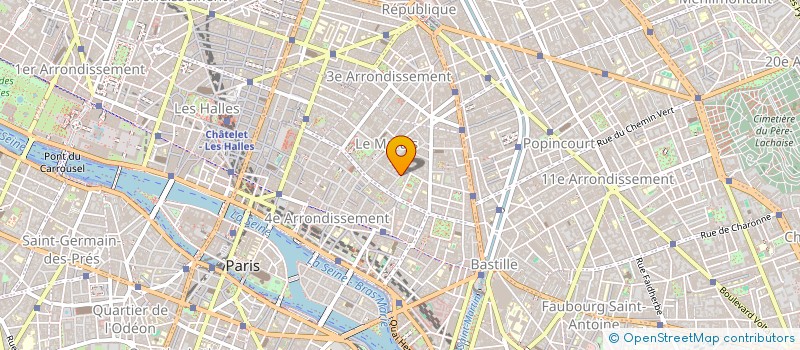 localisation de l'entreprise MONSIEUR RYAN GILLET  PARIS