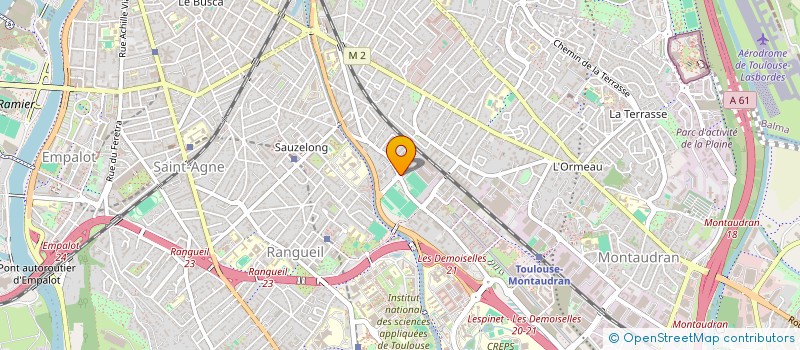 localisation de l'entreprise MONSIEUR RYAN GIRAC  TOULOUSE