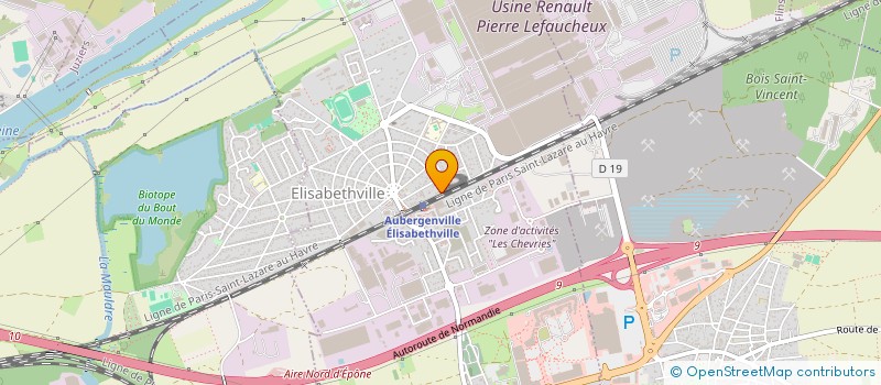 localisation de l'entreprise MONSIEUR RYAN GONCALVES  AUBERGENVILLE