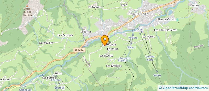 localisation de l'entreprise MONSIEUR RYAN GREEN  SAINT-GERVAIS-LES-BAINS