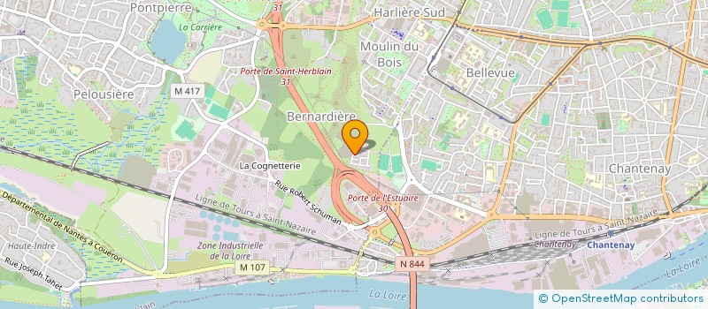 localisation de l'entreprise MONSIEUR RYAN HADJRES  SAINT-HERBLAIN