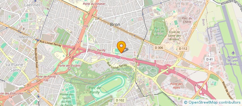 localisation de l'entreprise MONSIEUR RYAN HAYAOUI  BRON