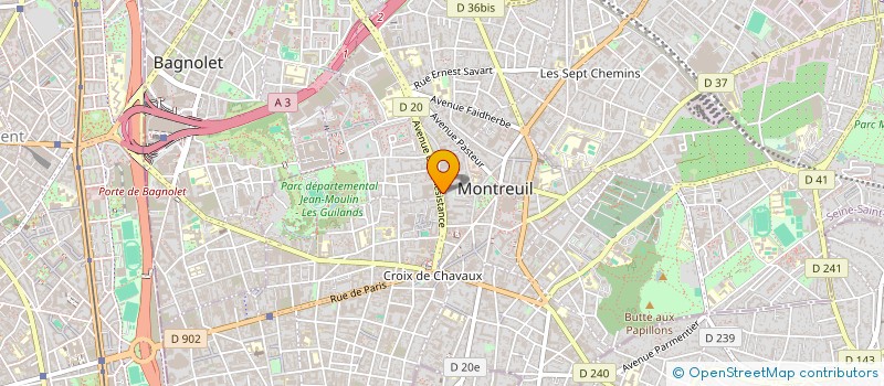 localisation de l'entreprise MONSIEUR RYAN HMANI à MONTREUIL