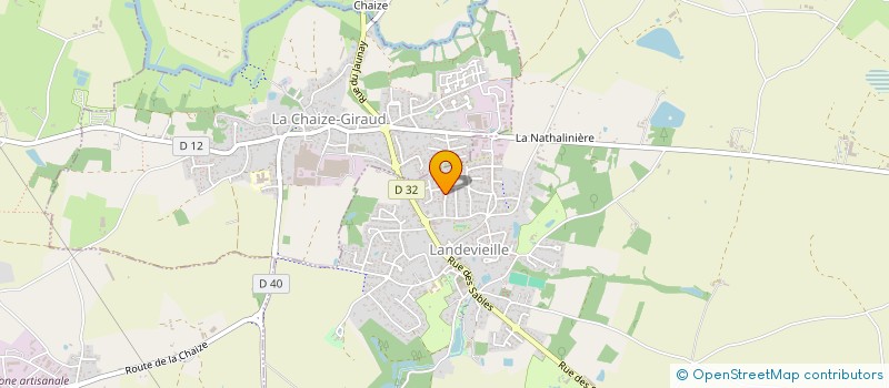 localisation de l'entreprise MONSIEUR RYAN HOUDELET à LANDEVIEILLE