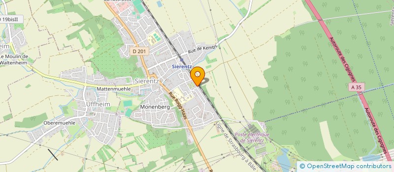 localisation de l'entreprise MONSIEUR RYAN HOUSON  SIERENTZ