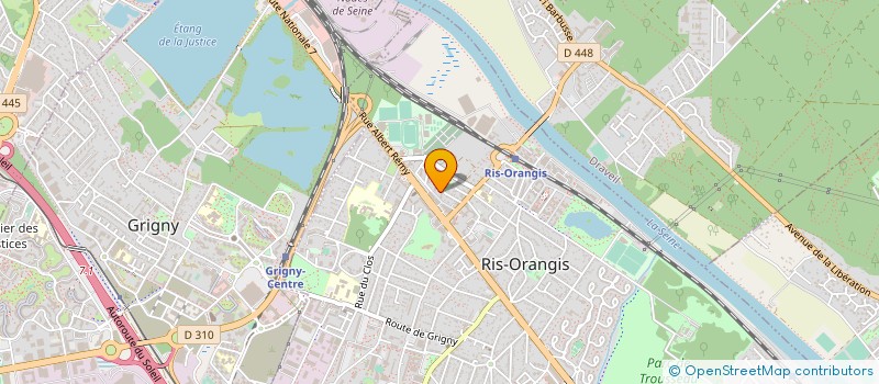 localisation de l'entreprise MONSIEUR RYAN JEAN-LOUIS  RIS-ORANGIS