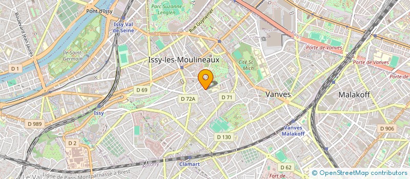 localisation de l'entreprise MONSIEUR RYAN JEBALI à ISSY-LES-MOULINEAUX