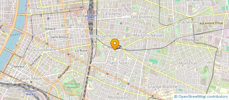 localisation de l'entreprise MONSIEUR RYAN KISOMBE MANDUNGU  LYON