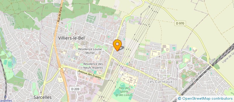 localisation de l'entreprise MONSIEUR RYAN KRYSTYNSKI  VILLIERS-LE-BEL